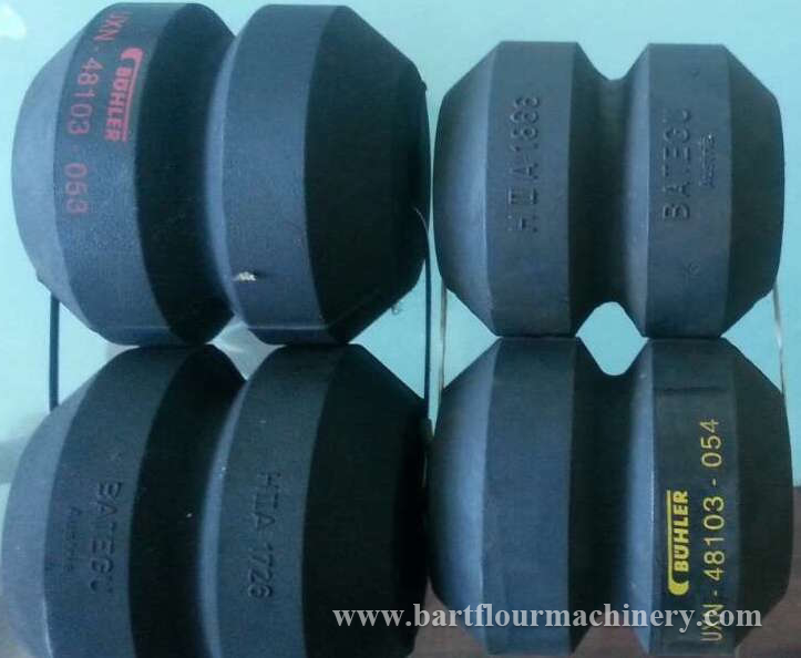 Spare Parts Buhler MQRF Purifier Hollow Rubbers Bearings