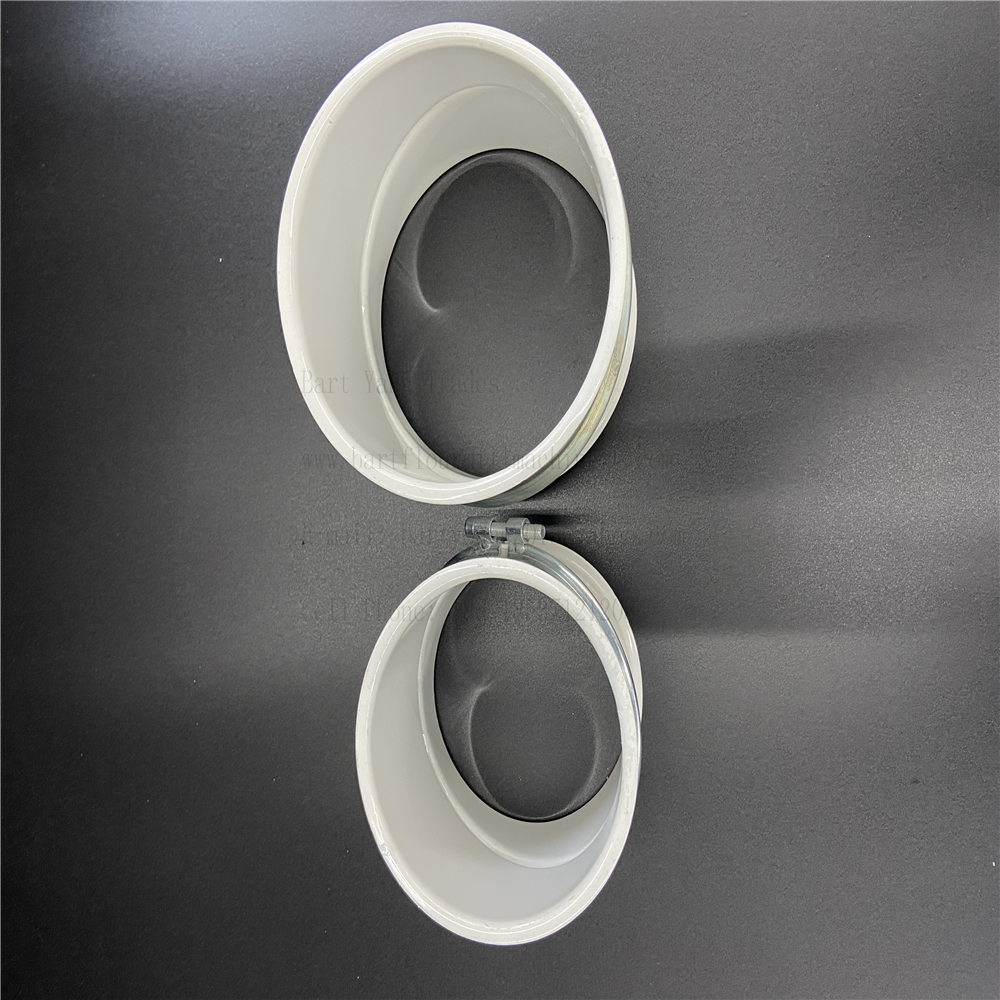 120-150 universal bend Pneumatic Pipe Inspection Spout Carbon steel Pipe for Flour Mill